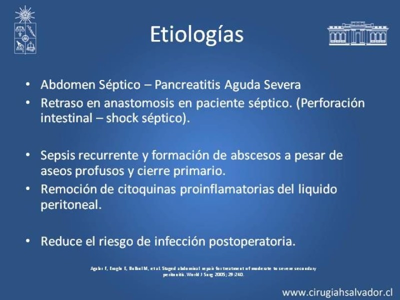 Diapositiva 6 de Open Abdomen (Laparostomía Contenida)