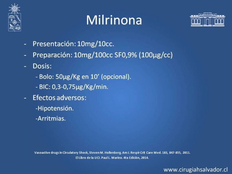 Diapositiva 20 de Drogas Vasoactivas