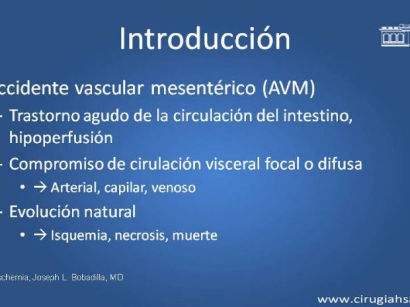 Diapositiva 1 de Trombosis de vena mesentérica