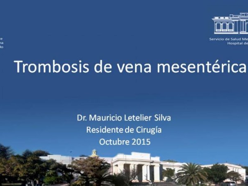 Diapositiva 33 de Trombosis de vena mesentérica
