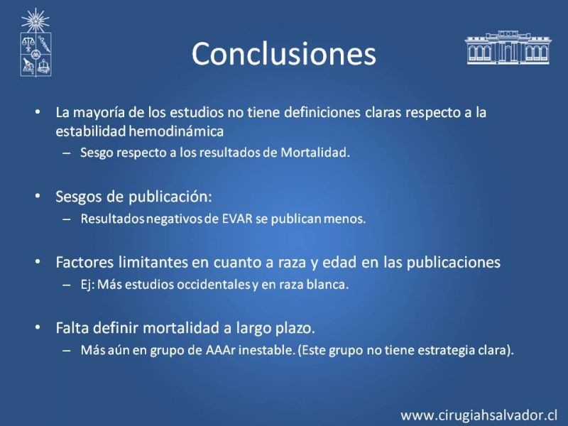 Diapositiva 48 de Aneurisma Aórtico Abdominal Roto