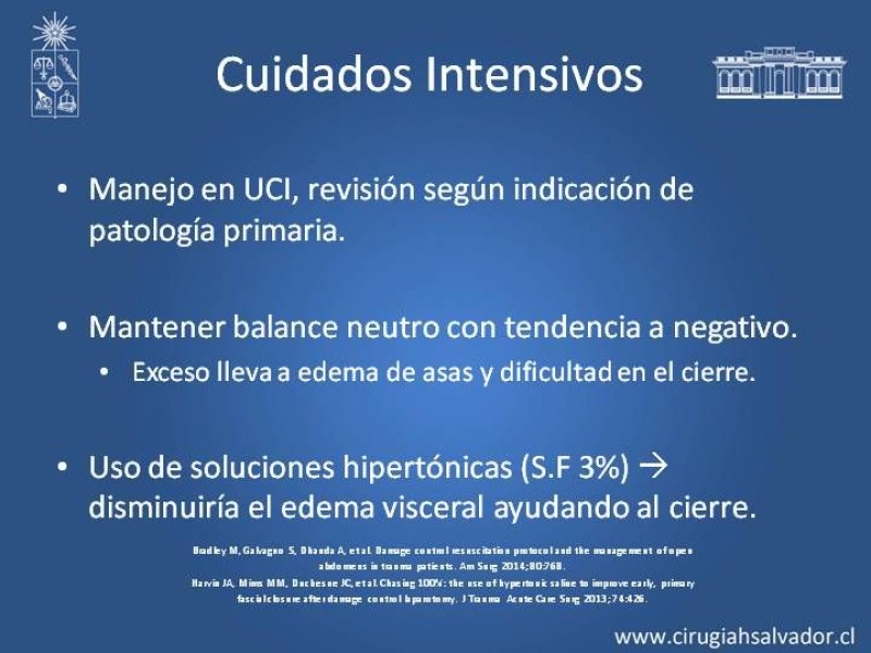 Diapositiva 20 de Open Abdomen (Laparostomía Contenida)