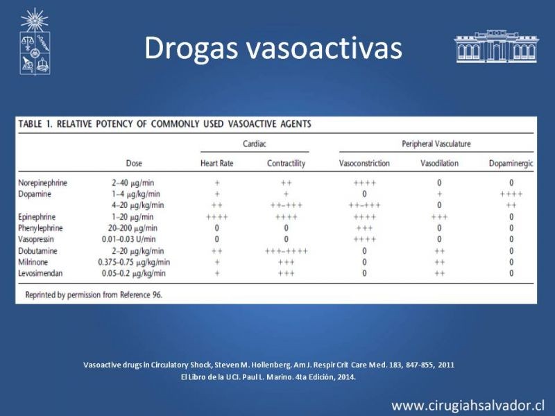 Diapositiva 25 de Drogas Vasoactivas