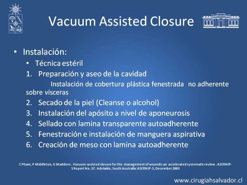 Diapositiva 18 de Alternativas de Cobertura en Abdomen Abierto