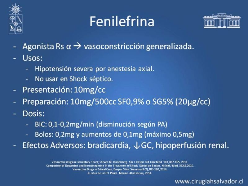 Diapositiva 9 de Drogas Vasoactivas