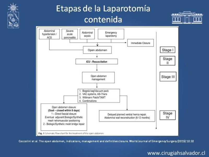 Diapositiva 3 de Open Abdomen (Laparostomía Contenida)