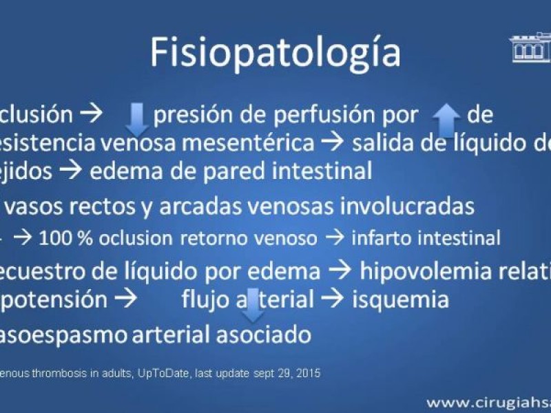 Diapositiva 9 de Trombosis de vena mesentérica