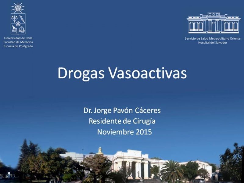 Diapositiva 27 de Drogas Vasoactivas
