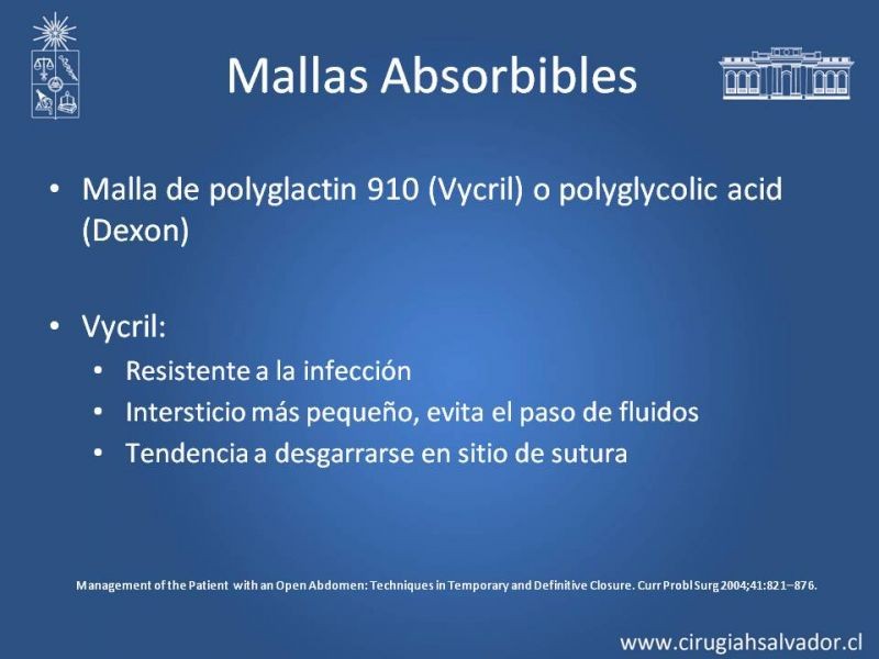 Diapositiva 10 de Alternativas de Cobertura en Abdomen Abierto