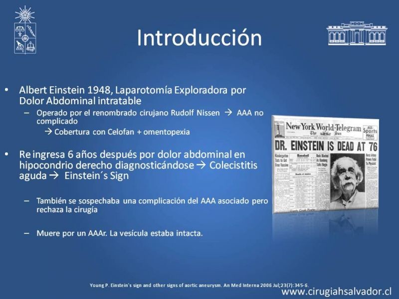 Diapositiva 2 de Aneurisma Aórtico Abdominal Roto