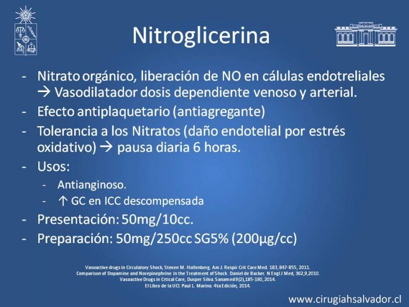 Diapositiva 13 de Drogas Vasoactivas