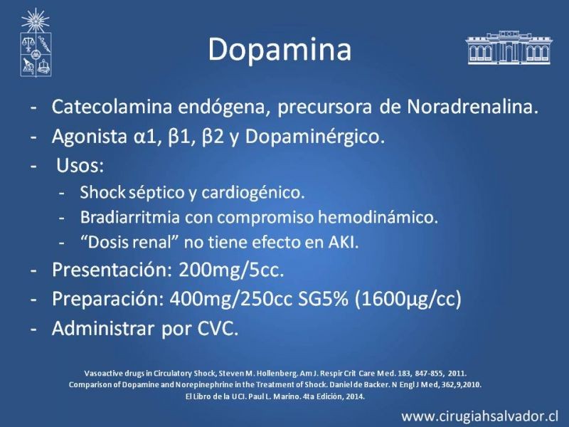 Diapositiva 10 de Drogas Vasoactivas