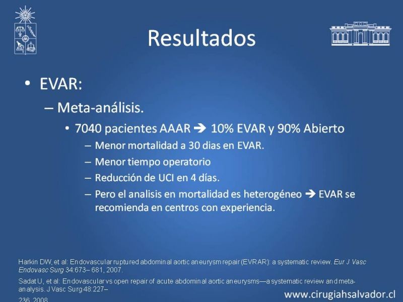 Diapositiva 44 de Aneurisma Aórtico Abdominal Roto