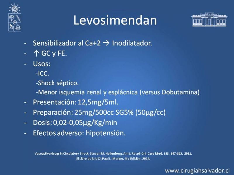 Diapositiva 21 de Drogas Vasoactivas