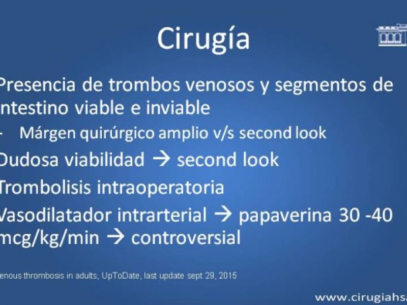 Diapositiva 29 de Trombosis de vena mesentérica