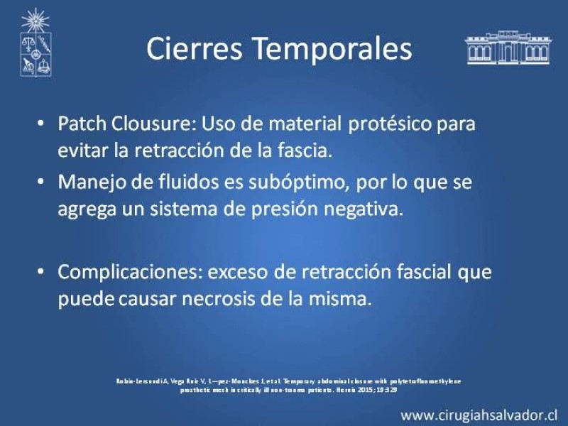 Diapositiva 10 de Open Abdomen (Laparostomía Contenida)