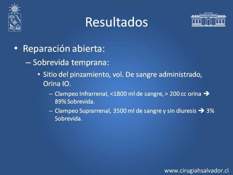 Diapositiva 37 de Aneurisma Aórtico Abdominal Roto