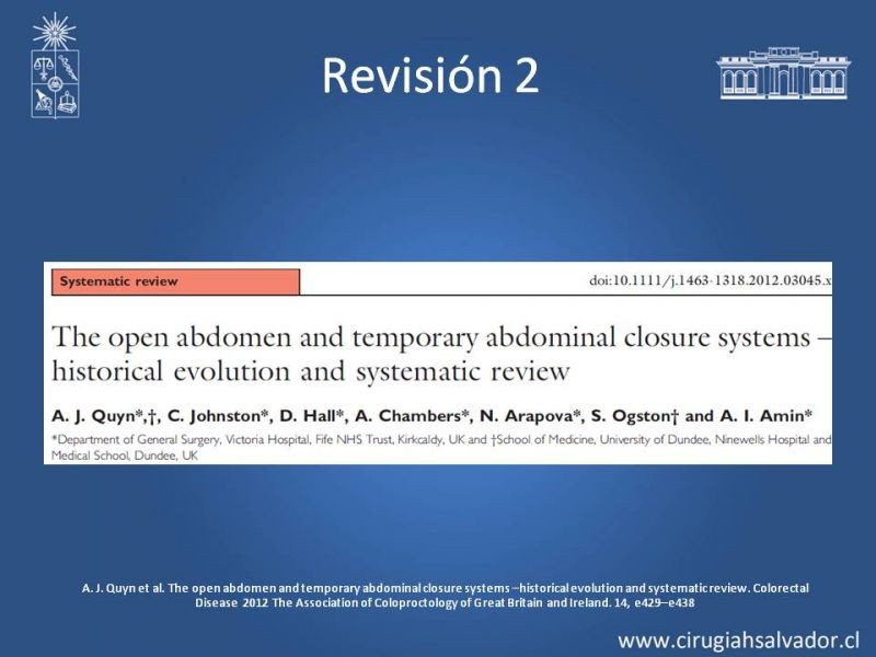 Diapositiva 31 de Alternativas de Cobertura en Abdomen Abierto