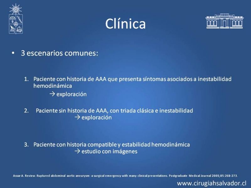 Diapositiva 13 de Aneurisma Aórtico Abdominal Roto