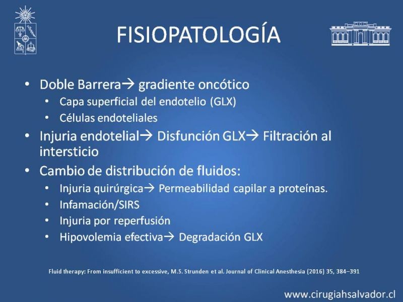Diapositiva 6 de Aporte de volumen en paciente operado: Restricción del volumen vs. Aporte enérgico