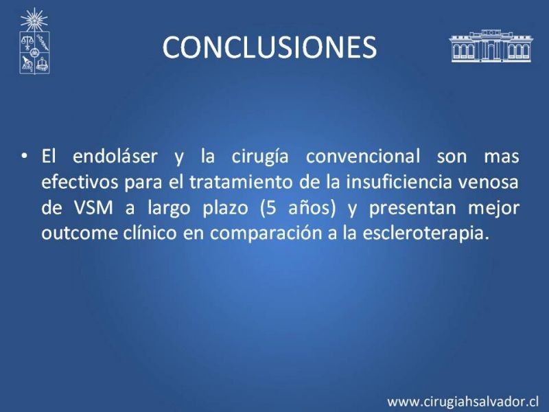 Diapositiva 47 de Safenectomía: técnica y resultados a largo plazo