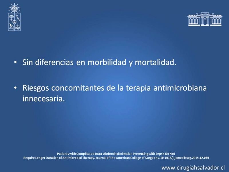 Diapositiva 19 de Infecciones Intra-abdominales