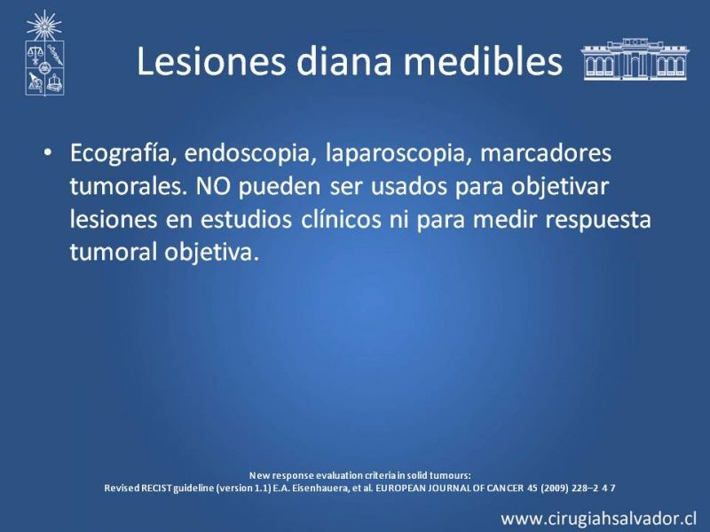 Diapositiva 10 de Criterios RECIST 1.1