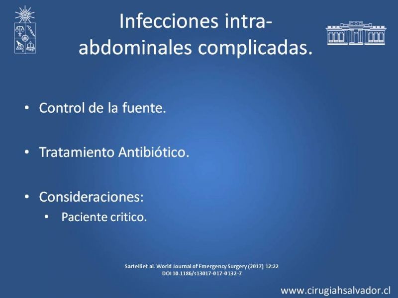 Diapositiva 6 de Infecciones Intra-abdominales