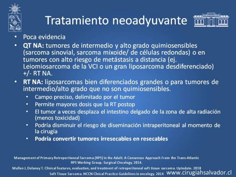Diapositiva 15 de Sarcomas Retroperitoneales