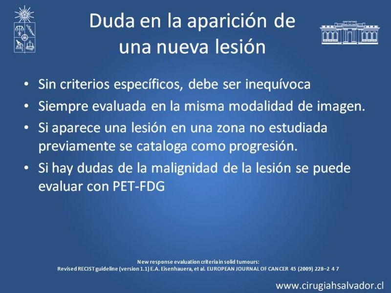 Diapositiva 20 de Criterios RECIST 1.1