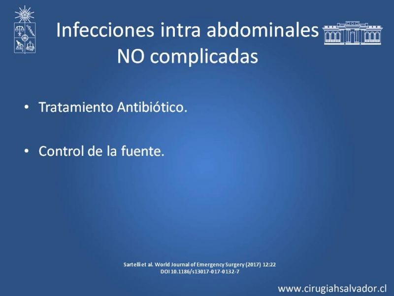 Diapositiva 5 de Infecciones Intra-abdominales
