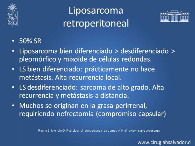 Diapositiva 8 de Sarcomas Retroperitoneales