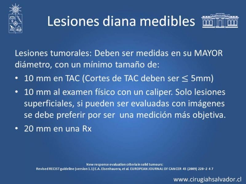 Diapositiva 9 de Criterios RECIST 1.1