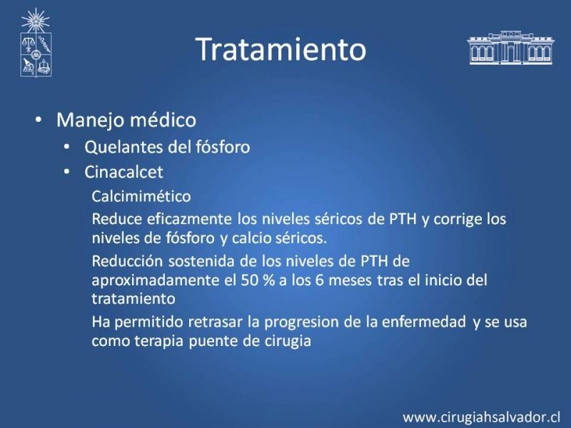 Diapositiva 11 de Hiperparatiroidismo 2°: Estudio, manejo e indic. Qx