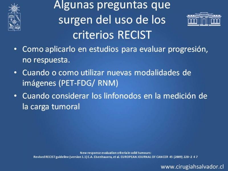 Diapositiva 6 de Criterios RECIST 1.1