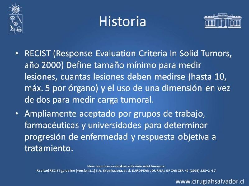 Diapositiva 4 de Criterios RECIST 1.1