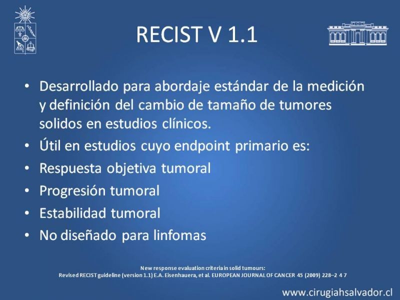 Diapositiva 8 de Criterios RECIST 1.1