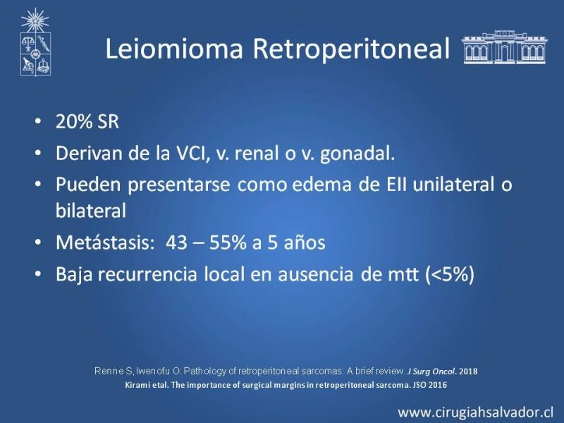 Diapositiva 10 de Sarcomas Retroperitoneales