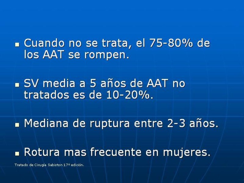 Diapositiva 33 de Aneurisma aórtico toracoabdominal (AATA)