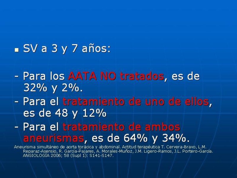 Diapositiva 42 de Aneurisma aórtico toracoabdominal (AATA)