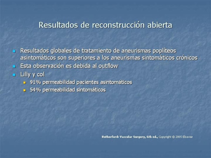 Diapositiva 19 de Aneurisma arterial poplíteo