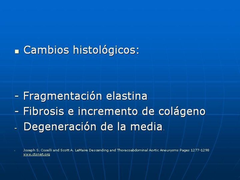 Diapositiva 12 de Aneurisma aórtico toracoabdominal (AATA)