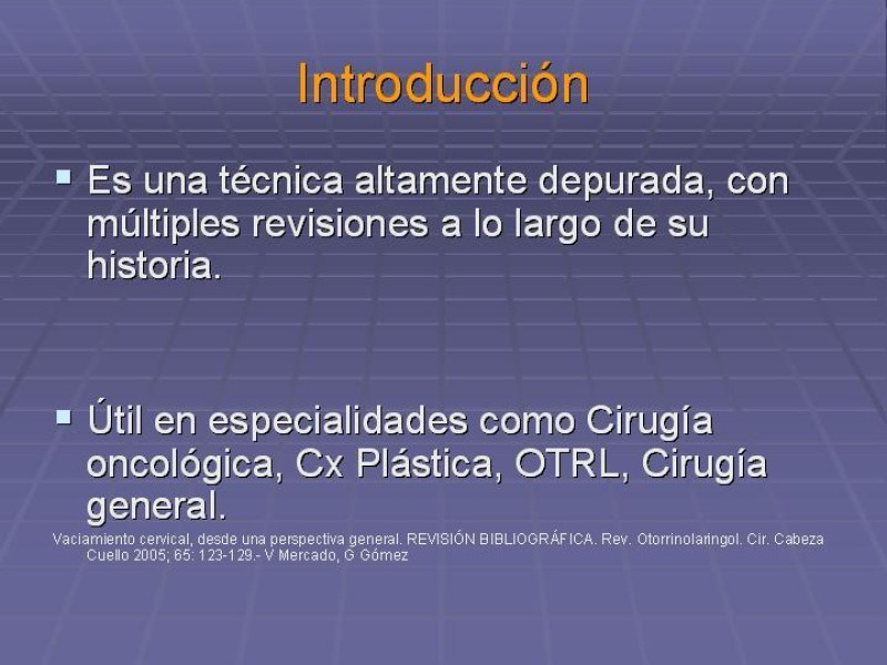 Diapositiva 1 de Disección Cervical Pt. 1