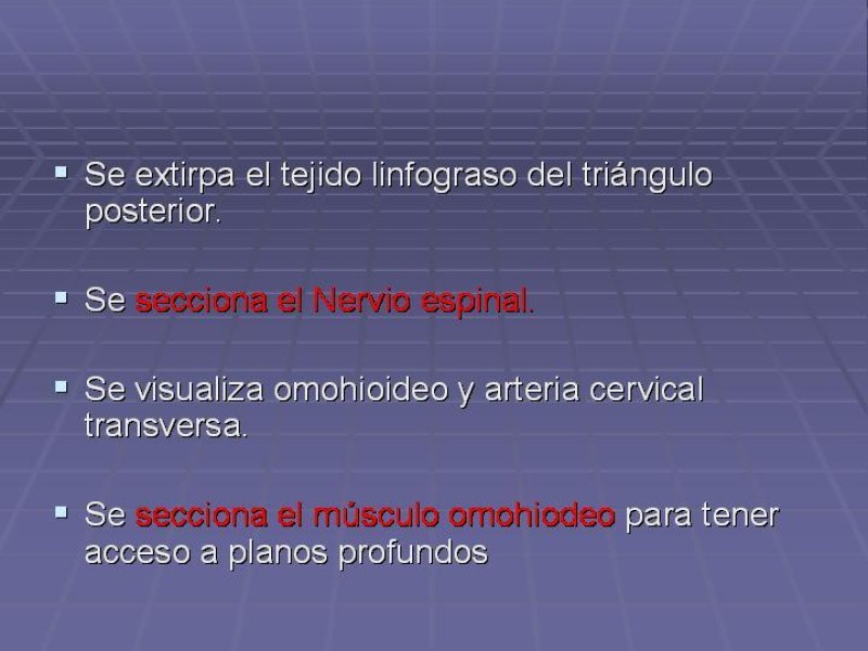 Diapositiva 18 de Disección Cervical Pt. 2