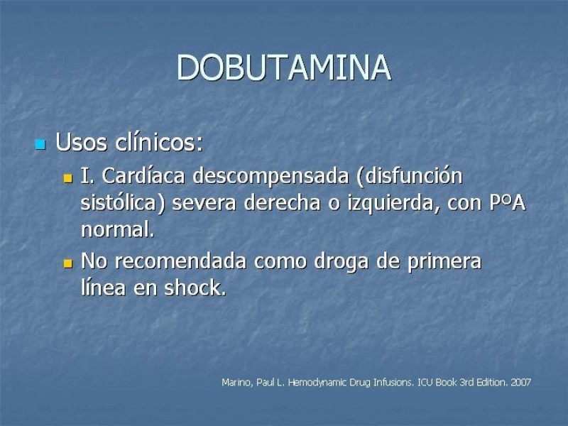 Diapositiva 10 de Drogas vasoactivas 