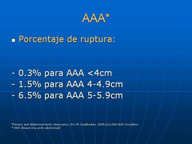 Diapositiva 36 de Aneurisma aórtico toracoabdominal (AATA)