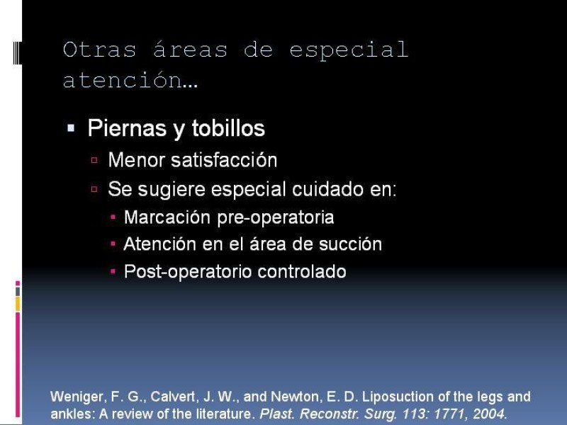 Diapositiva 9 de Liposucción