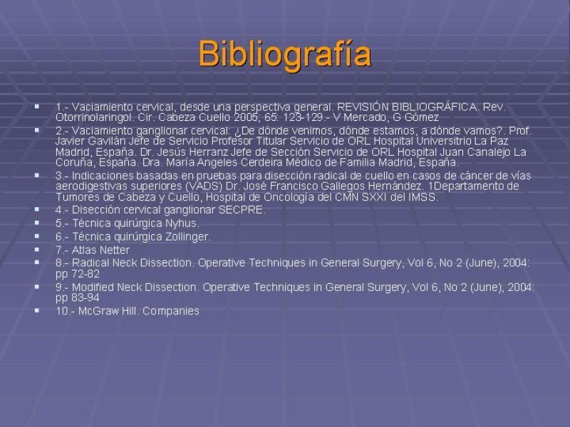 Diapositiva 50 de Disección Cervical Pt. 2