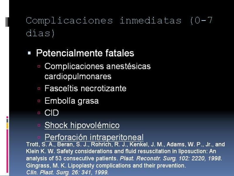 Diapositiva 26 de Liposucción