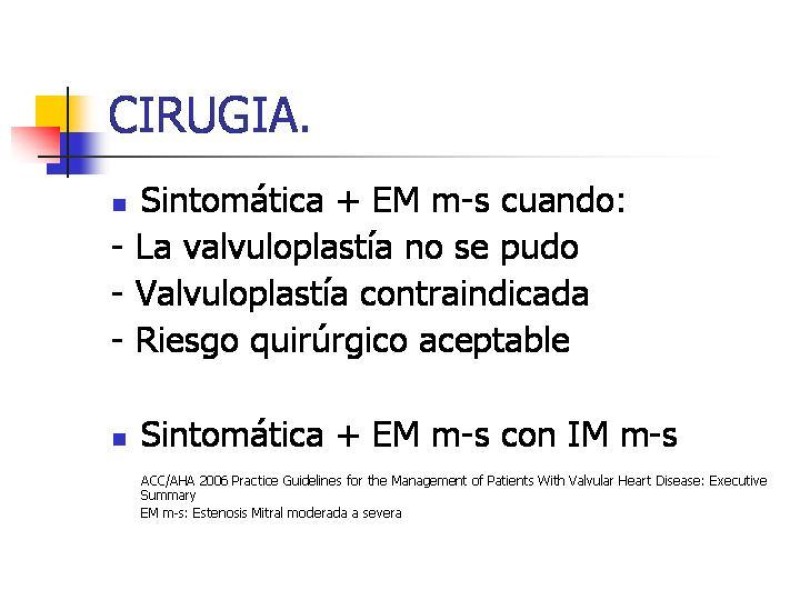 Diapositiva 21 de Valvulopatías